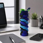 Sili Fold Collapsible Silicone Water Bottle Leakproof With Carabiner (500ml)